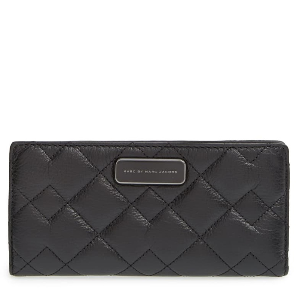 MARC JACOBS black leather Wallet